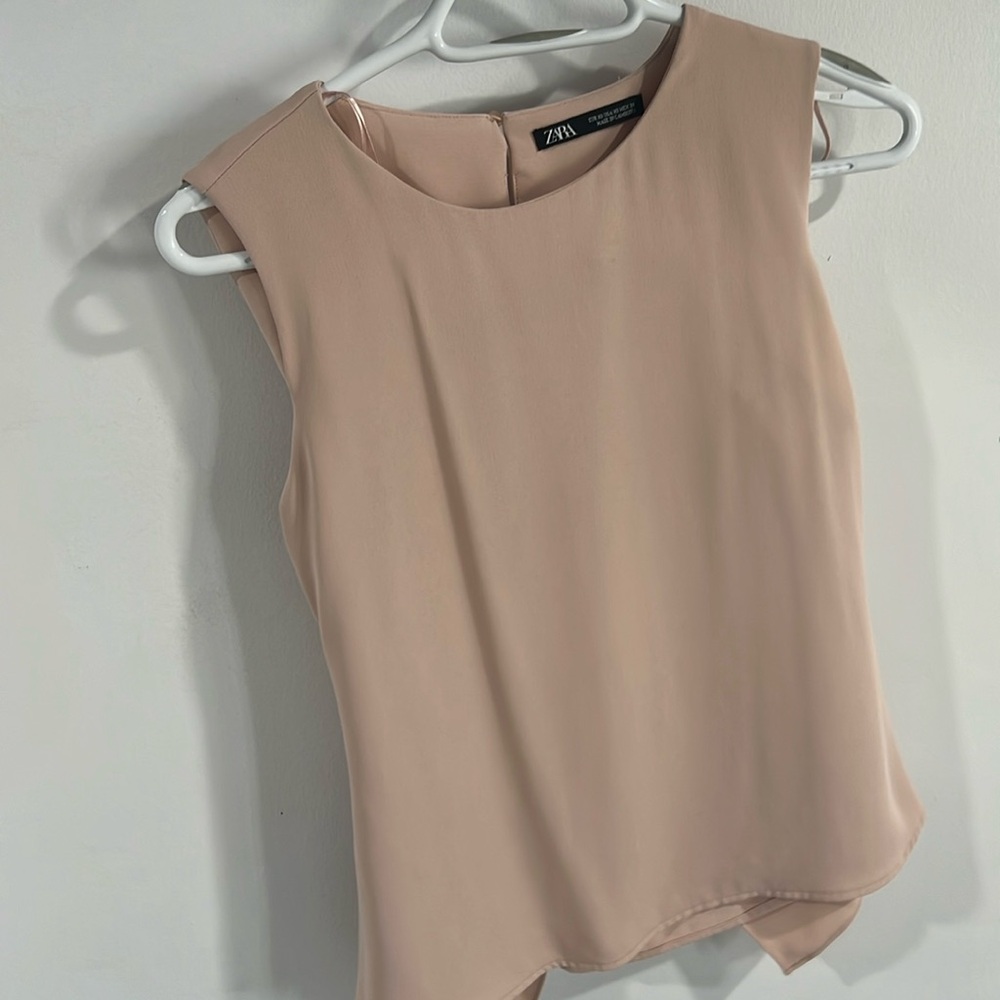 Zara light pink shirt Sz XS